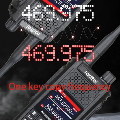 Radtel RT-630 Walkie Talkie 10W Amateur Radio IP67 Waterproof 8 Bands