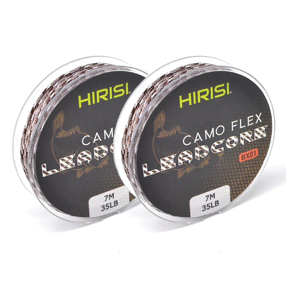 Hirisi 35lb 7m Leadcore Carp Fishing Line Braided Lead Hair Rig Tackle