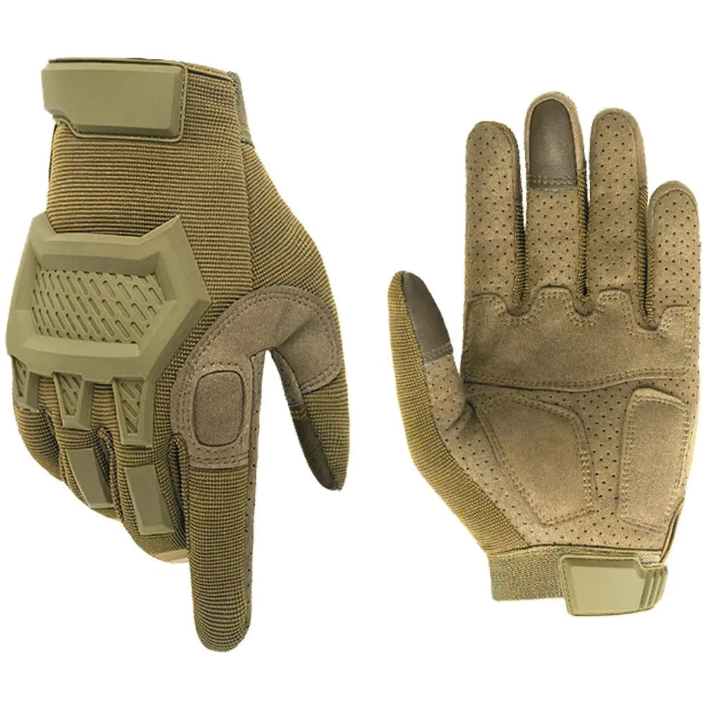 Tactical Screen Motorcycle Gloves Full Finger Breathable Knuckle Protection