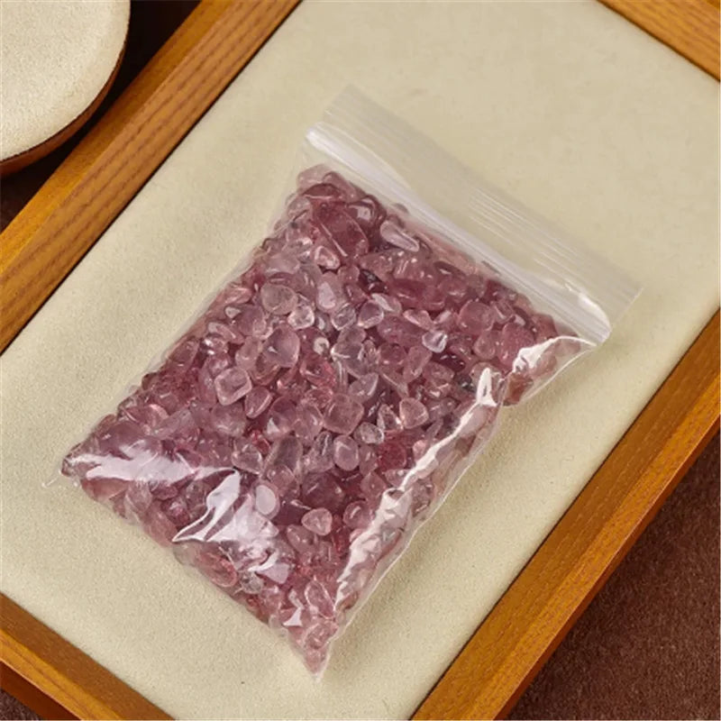 Natural Crystal Pebbles 100g Fish Tank Aquarium Decor Agate Chips