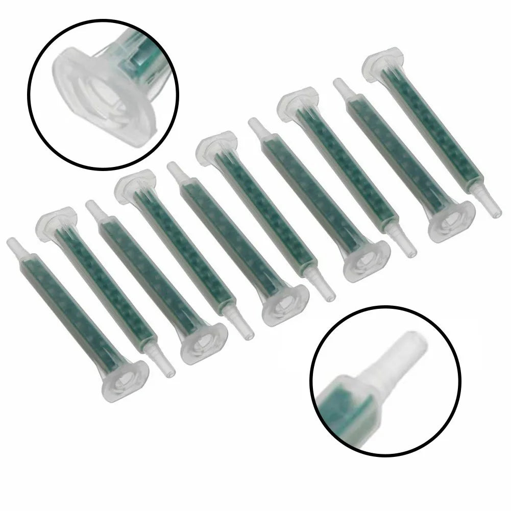 50pcs 2K Adhesive Mixing Nozzles Static Mixer Tips Epoxy Resin Glue Accessories