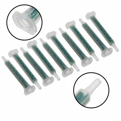 50pcs 2K Adhesive Mixing Nozzles Static Mixer Tips Epoxy Resin Glue Accessories