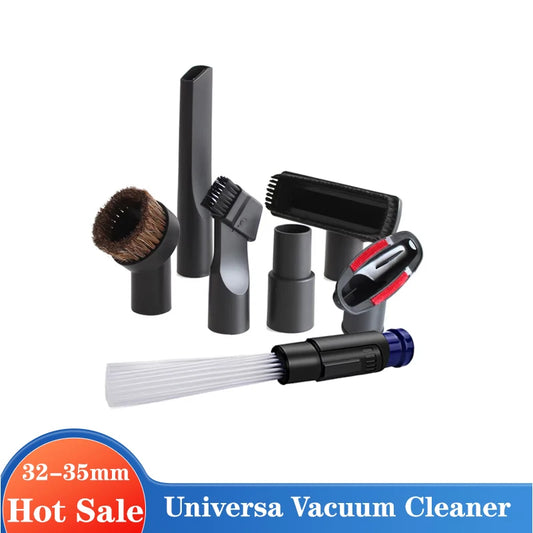 Vacuum Cleaner Brush Nozzle 35mm Universal Suction Attachment Long Flexible