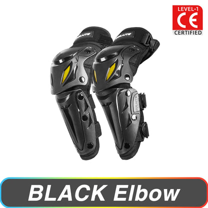 Motorcycle Knee Pad Elbow Protective Combo Knee Protector Equipment Gear Outdoor Sport Motocross Knee Pad Ventilate Four Seasons