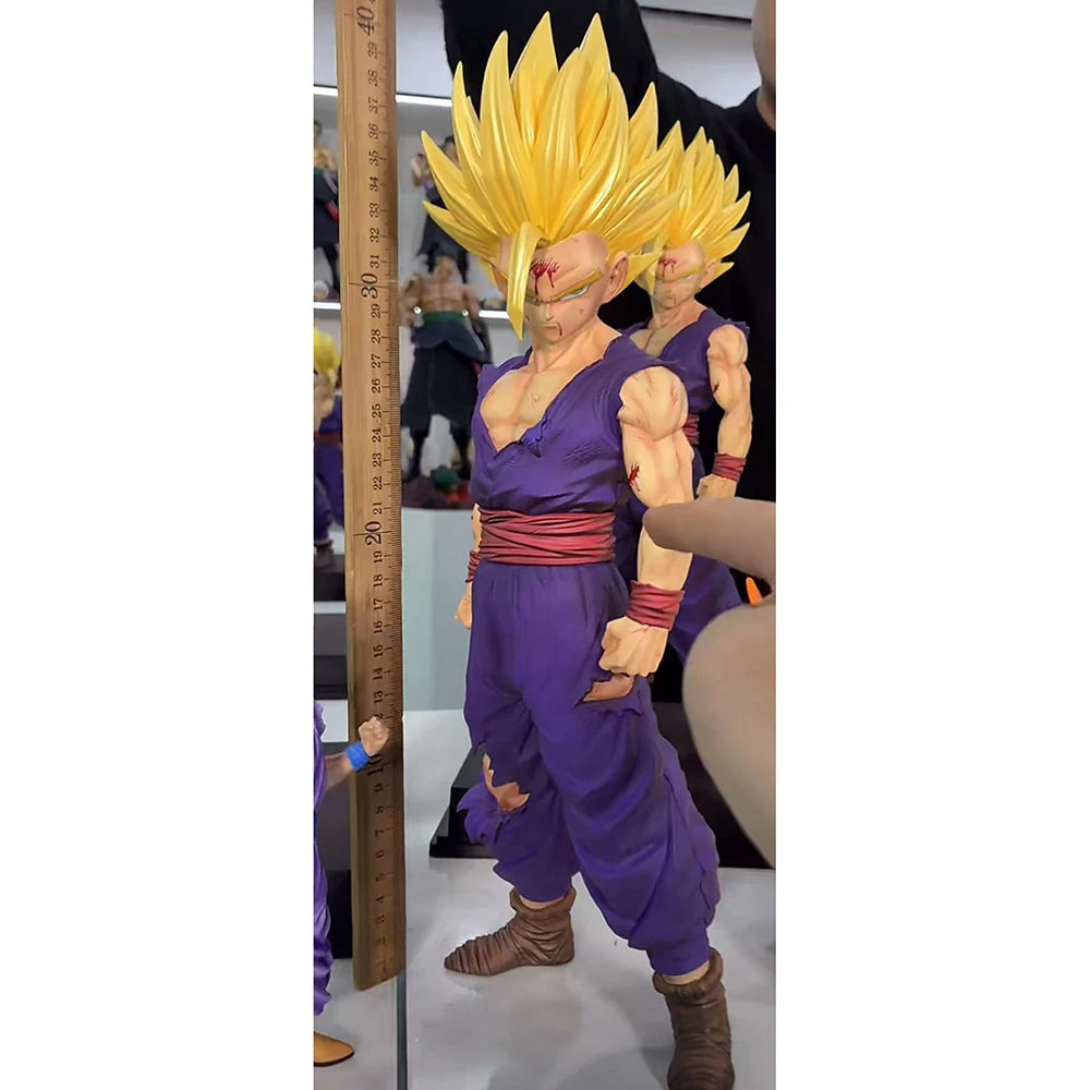 45cm Dragon Ball Z Son Gohan Super Saiyan Figure JT Statue PVC Model Toy