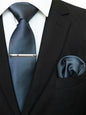 Suits Necktie Clip 8cm Mens Slim Solid Classic Wedding Party Ties