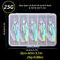 5Pcs Metal Vib Blade Fishing Lures Sinking Spinner Baits for Pike Bass Perch