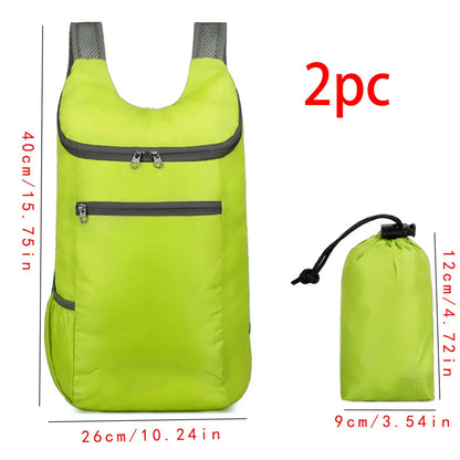 Weekend Travel Bag Foldable Waterproof Lightweight Large Capacity Backpack