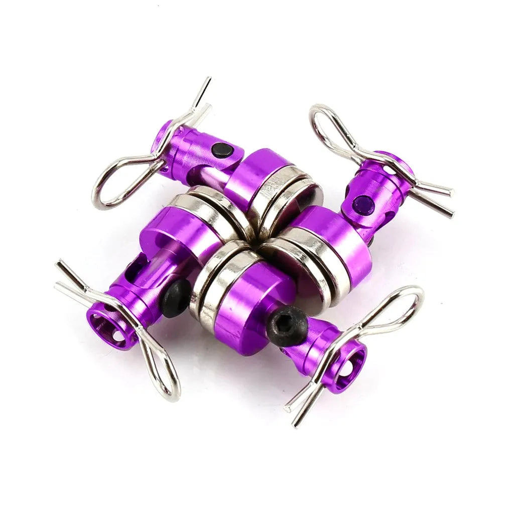 4Pcs RC Body Mount Clips Magnetic Invisible Post for 1:10 Car Shells