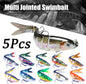 Multi Jointed Fishing Lure Bionic Swimbait Slow Sinking 10cm 12.4g 1Pcs