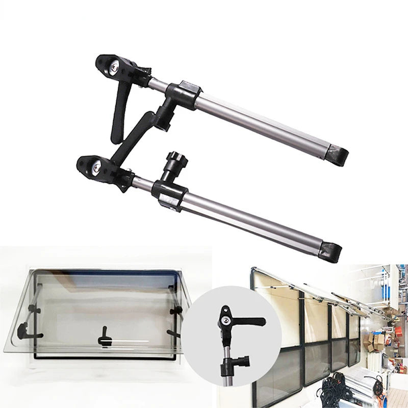 Aluminum Alloy RV Window Support Rod Pair for Motorhome Trailer 255/310mm