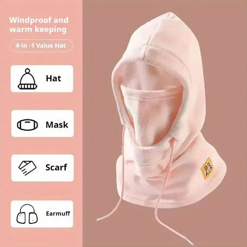 Winter Face Cover Balaclava Hat Windproof Neck Warmer for Men Women