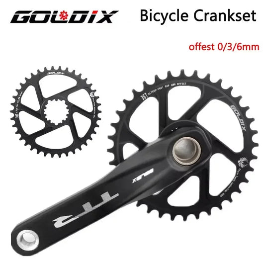 Direct Mount Goldix Chainring 6mm Offset for MTB Road Bike Crankset