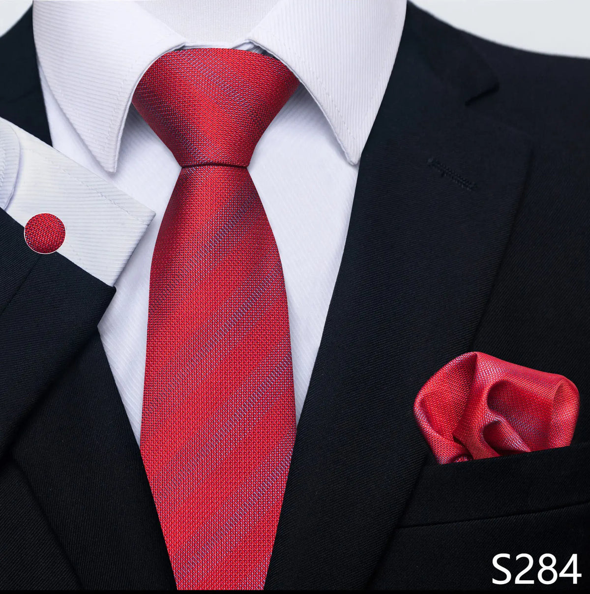 EXPROTAS Tie Pocket Square 8cm Wedding Formal Men’s Accessories