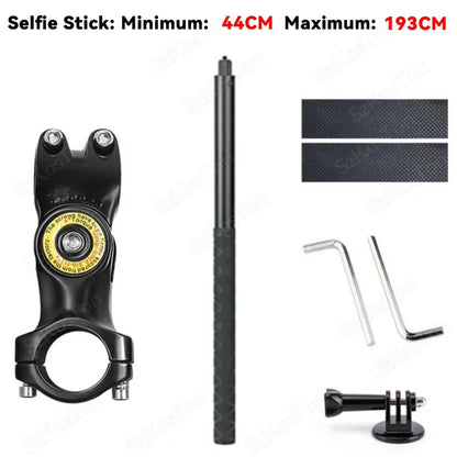 Selfie Stick Handlebar Mount for Insta360 X5 X3 X4 GoPro Hero 13–8 DJI Action