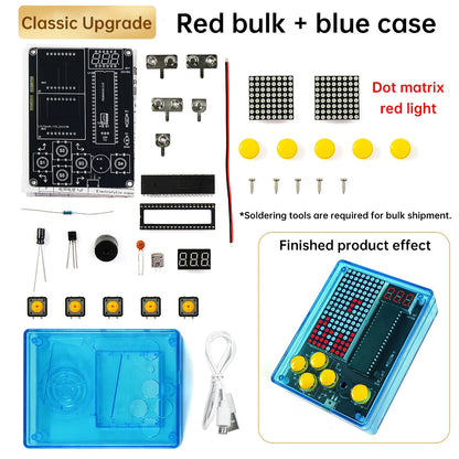 DIY Pixel Game Console 51 Single-Chip Soldering Machine Puzzle Electronic
