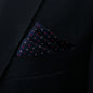 Mens Pocket Square Handkerchief Solid Satin Wedding Accessories
