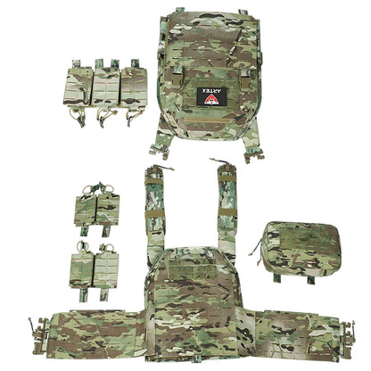 Ranger Green Carrier Vest Quick Release Molle Tactical Security Plate