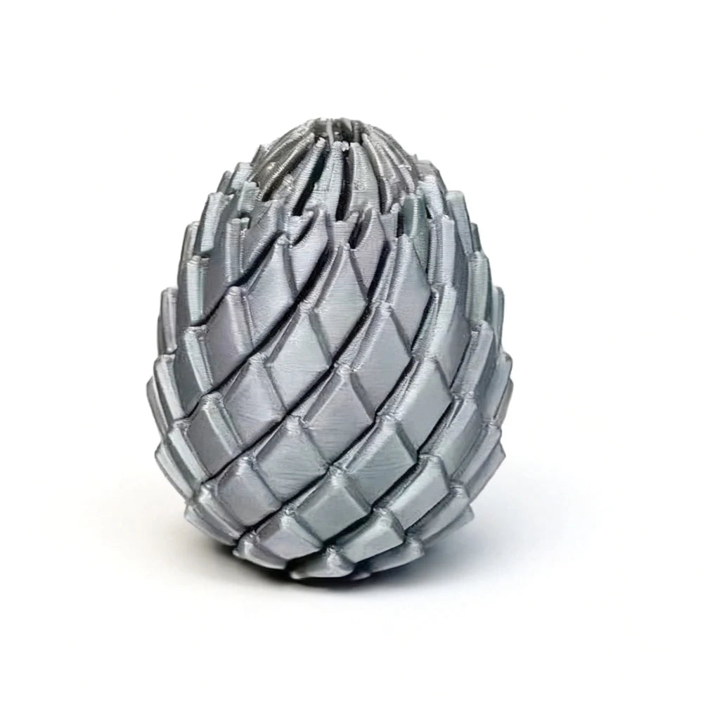 3D Printed Dragon Egg Stress Relief Fidget Desk Ornament Deformable Twist