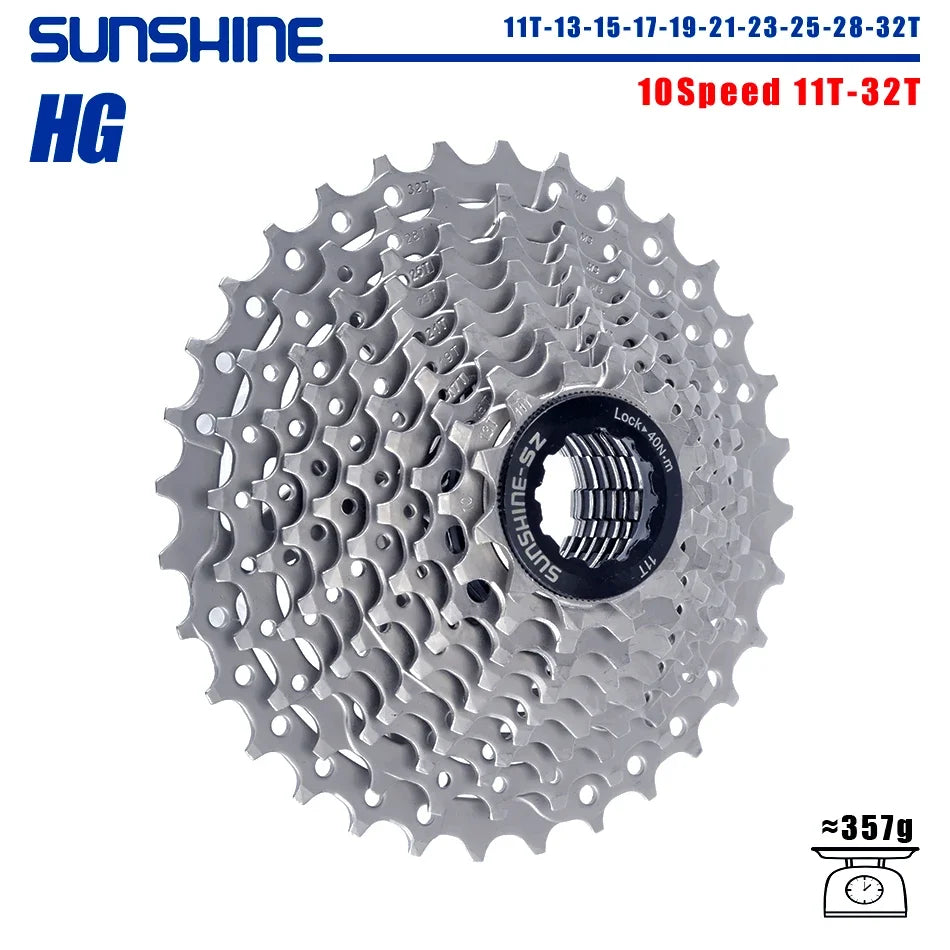 SUNSHINE 8–12 Speed Road Cassette 11-23T to 11-36T Compatible Shimano HG - EXPROTAS
