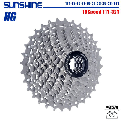 SUNSHINE 8–12 Speed Road Cassette 11-23T to 11-36T Compatible Shimano HG - EXPROTAS