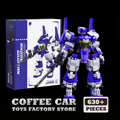 Mecha Warrior MOC Building Blocks Robot Armor Model Bricks Toy for Kids Adults