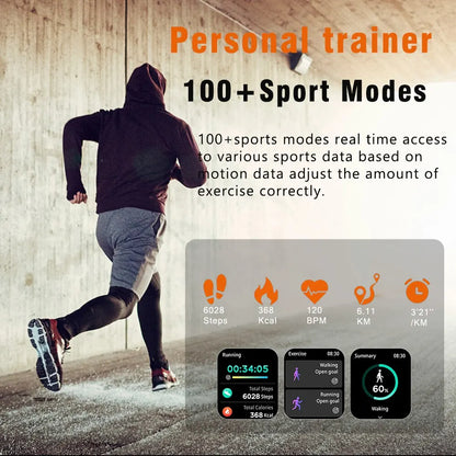 SENBONO 2023 Men Smartwatch Compass Barometer Altimeter GPS Trajectory Outdoor Sport Bluetooth Call 650mAh 2.0'' Smart Watch Men-EXPROTAS