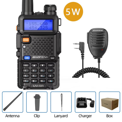 Baofeng Two Way Radio Walkie Talkie Dual Band UHF VHF 5W 8W Ham