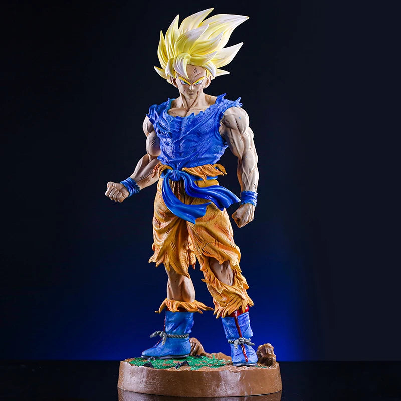 43cm Dragon Ball Z Son Goku Figure GK Super Saiyan Son Goku Action Figure PVC Vegeta Collection Statue Model Figurine Toys-EXPROTAS