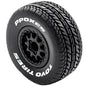 112mm RC Short Course Tires | 1/10 Truck Tyre Set Hex Fit Slash HPI Vkar 10SC
