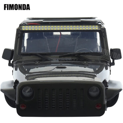 RC Crawler Roof LED Light Bar White Coloured Adjustable Modes 1/10 TRX4 SCX10