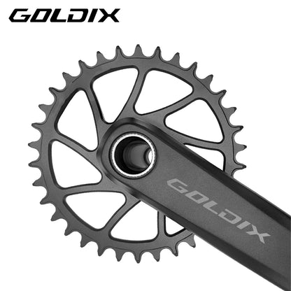 Goldix 0mm Offset Chainring Direct Mount Narrow Wide 34T 36T 38T 40T SRAM