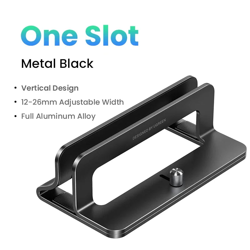 UGREEN Vertical Laptop Stand For MacBook Air Pro Triple Slots Aluminum Notebook Stand For MacBook Pro Tablet iPad Phone Holder-EXPROTAS
