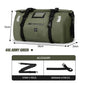 Waterproof Motorcycle Roll-Top Dry Tail Bag Backpack 20-66L