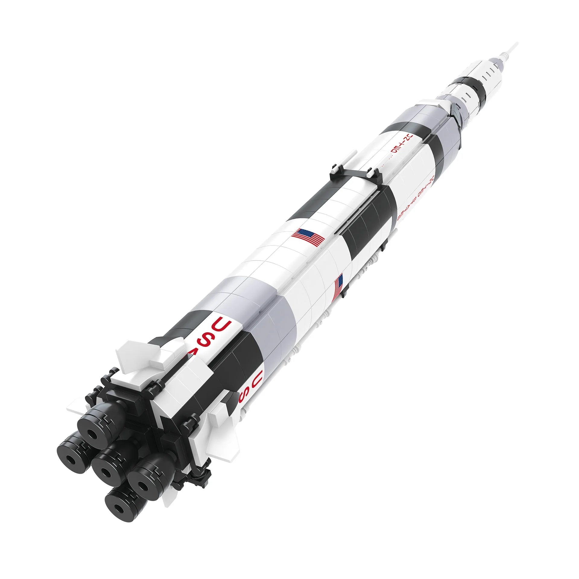 602PCS 59cm The Apollo Saturn V Building Blocks Space Rocket Idea 92176 Series Bricks Kid Toys For Children Birthday Gifts Boys-EXPROTAS