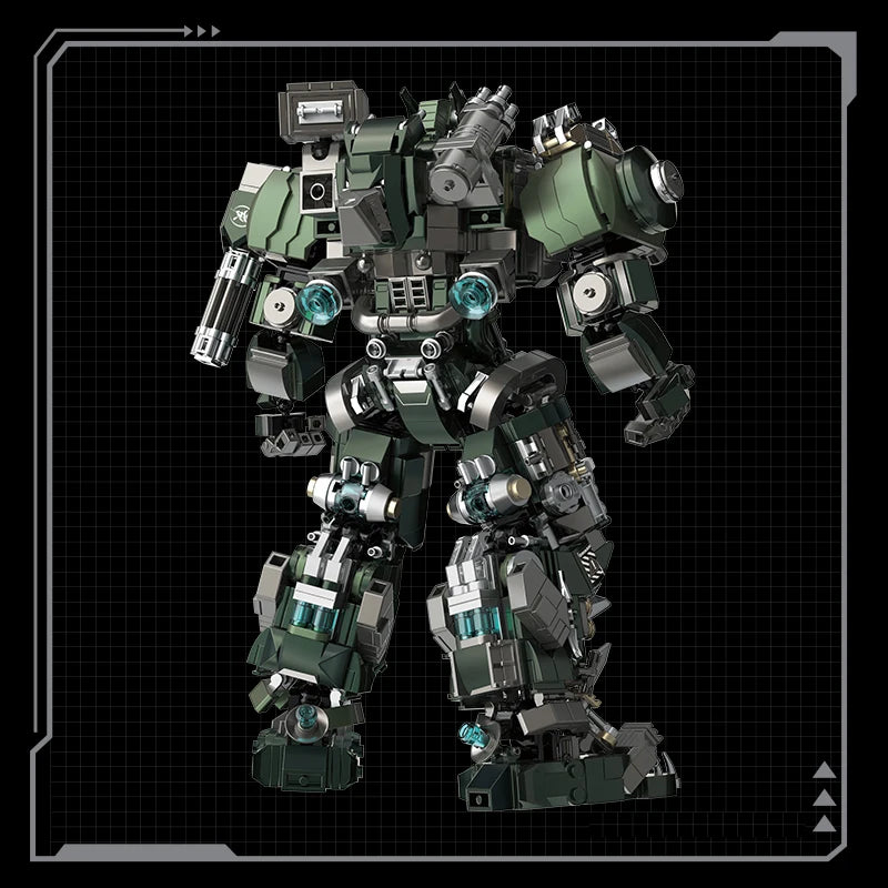 1403Pcs Mecha Warrior Building Blocks Robot Model Action Figures Toy Set