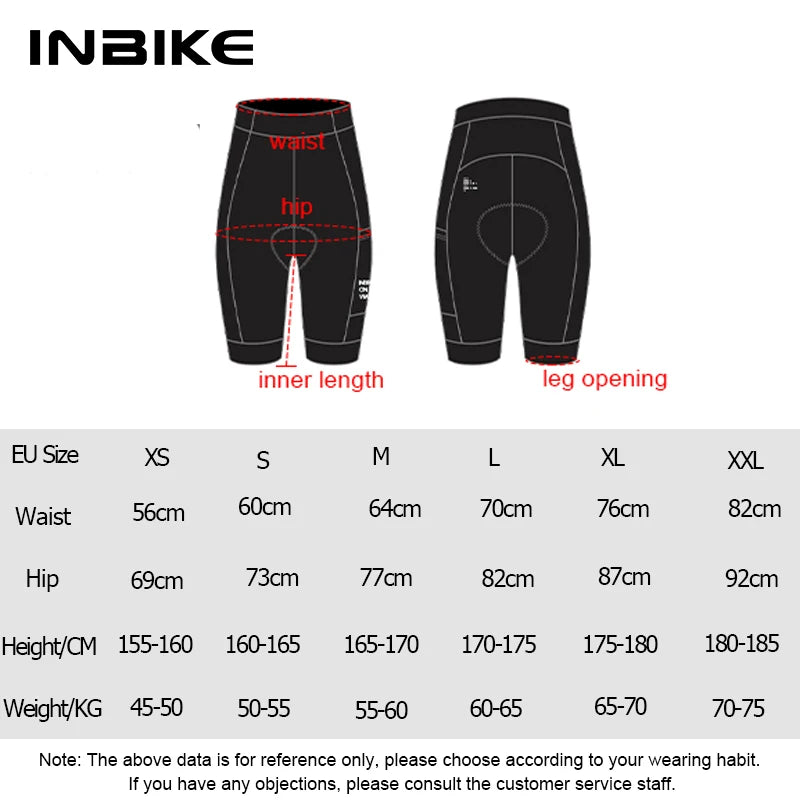 INBIKE Womens Padded Cycling Shorts MTB Road Bike Riding Shorts with Pockets