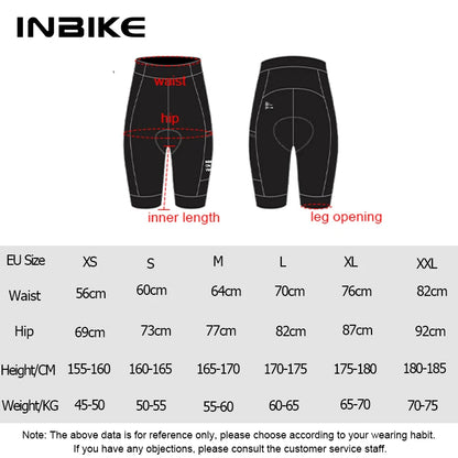 INBIKE Womens Padded Cycling Shorts MTB Road Bike Riding Shorts with Pockets