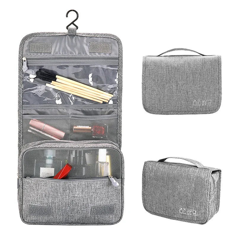 Cosmetic Bag Travel Toiletry Organizer Waterproof Hanging Wash Bags 19cm