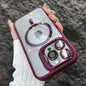 Clear Shockproof Ring Stand Case for iPhone 11-16 Pro Max Lens Protection