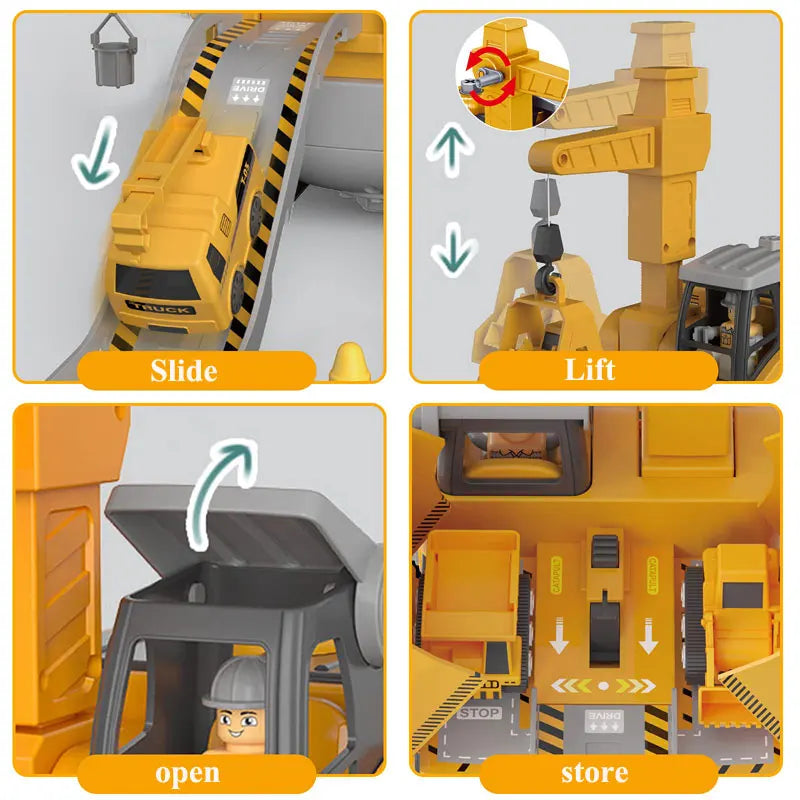 Kids Engineering Vehicle Electric Drill Tool Toys Match Children Educational Assembled Sets Tools For Boys Nut Building Gift-EXPROTAS