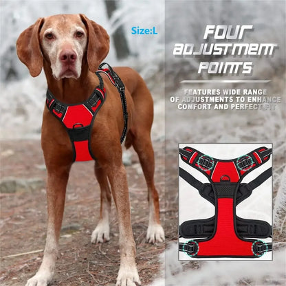 For Dogs Leather Collars Harness Vests Leash Puppy Accessories