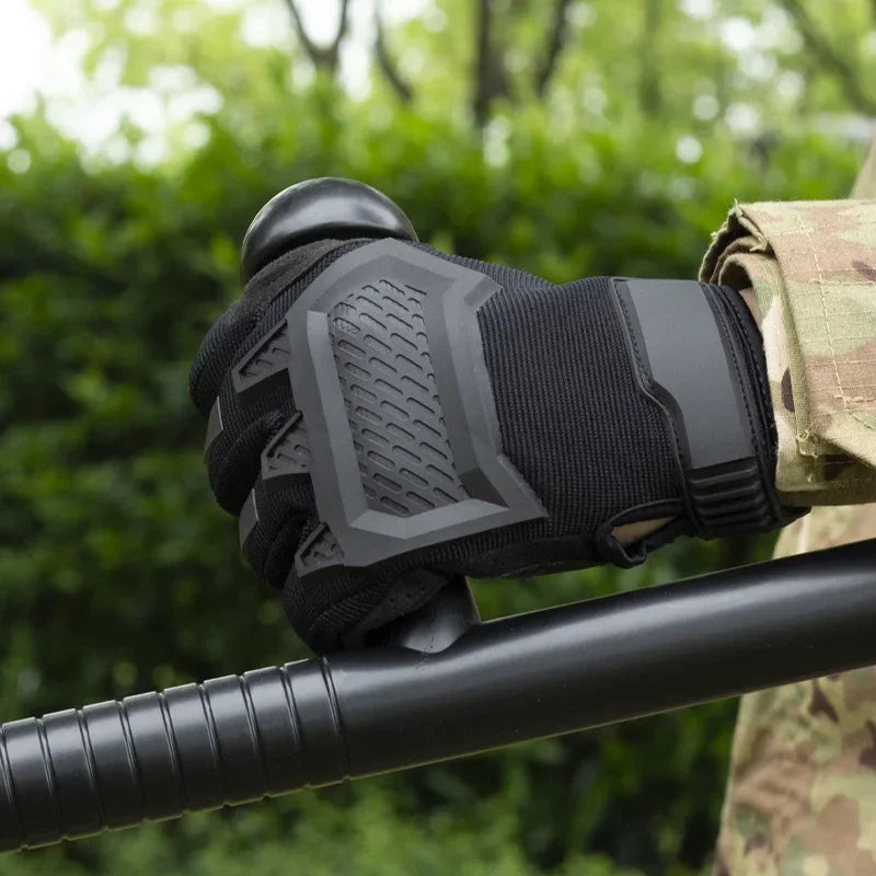Tactical Screen Motorcycle Gloves Full Finger Breathable Knuckle Protection