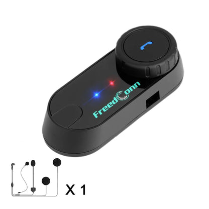Freedconn Motorcycle Helmet Bluetooth Intercom BT5.1 FM Music Share Waterproof