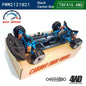 Tamiya Sakura TT02B TT02 TT01 D5 D5S TRF416 1:10 4WD RC Car Carbon Fiber Frame Al Alloy DIY Model Drift Racing Upgrade Parts KIT-EXPROTAS