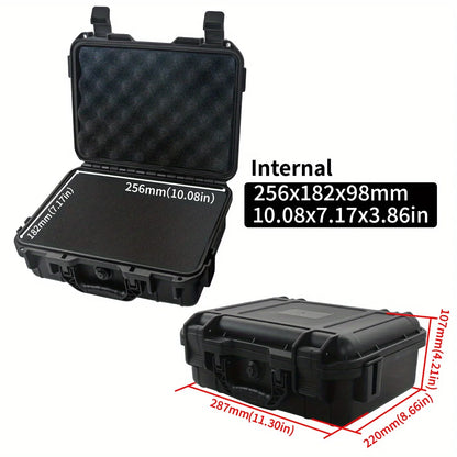 1pc Waterproof Hard Carry Case Bag Tool Case With Pre-cut Sponge Storage Box Safety Protector Organizer Hardware Toolbox-EXPROTAS