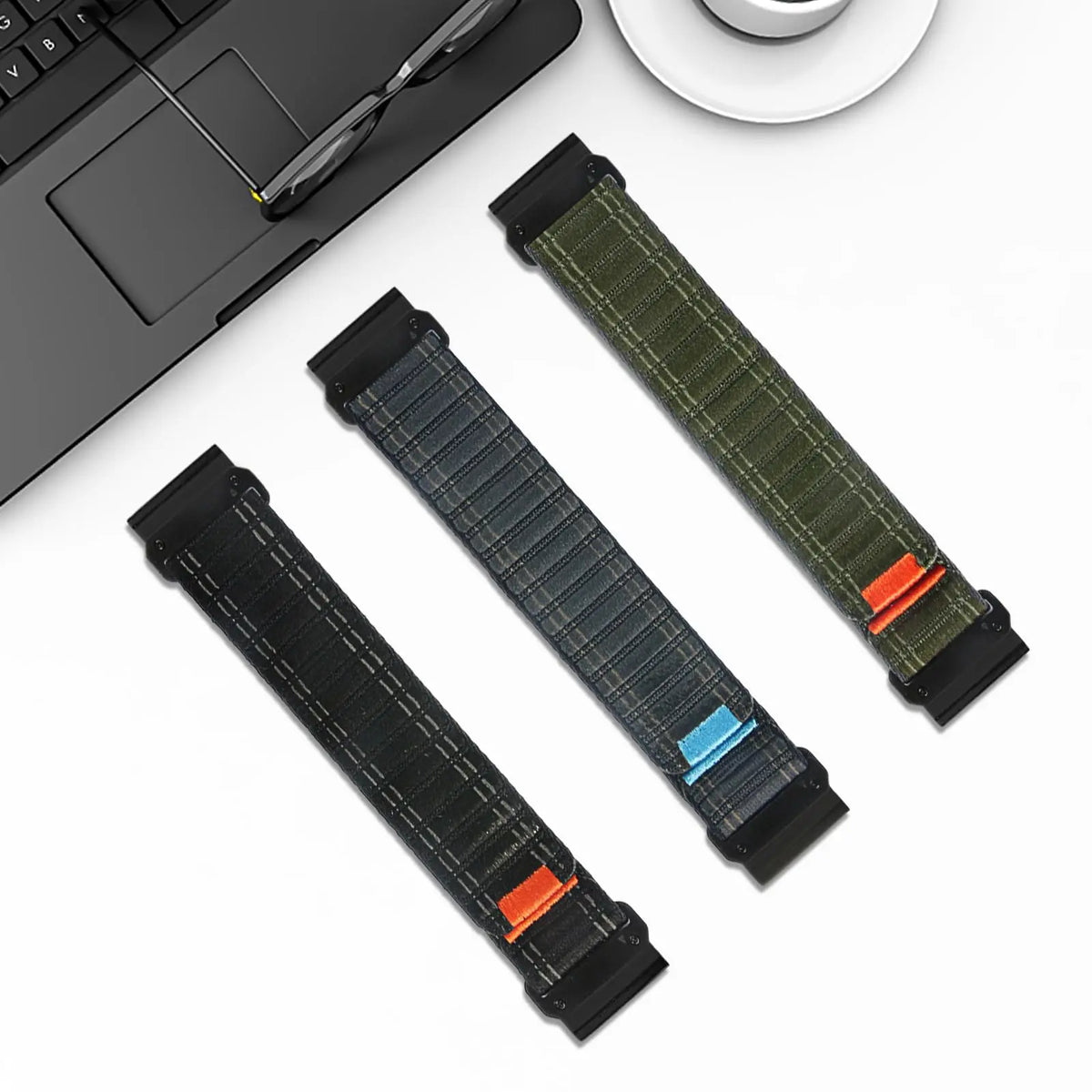 Nylon Strap for Garmin Fenix 8 7 6 5 Quickfit 20mm 22mm 26mm Band