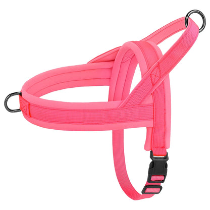 Padded Dog Harness Vest Adjustable Reflective No Pull Soft Puppy Pet
