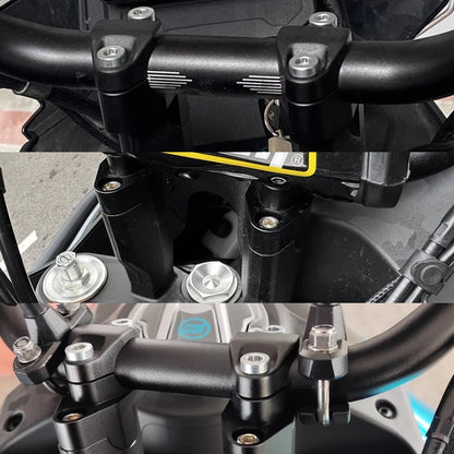 For CFMOTO 700MT 2024-2025 Handlebar Riser Clamp Mount Up Back Motorcycle Parts