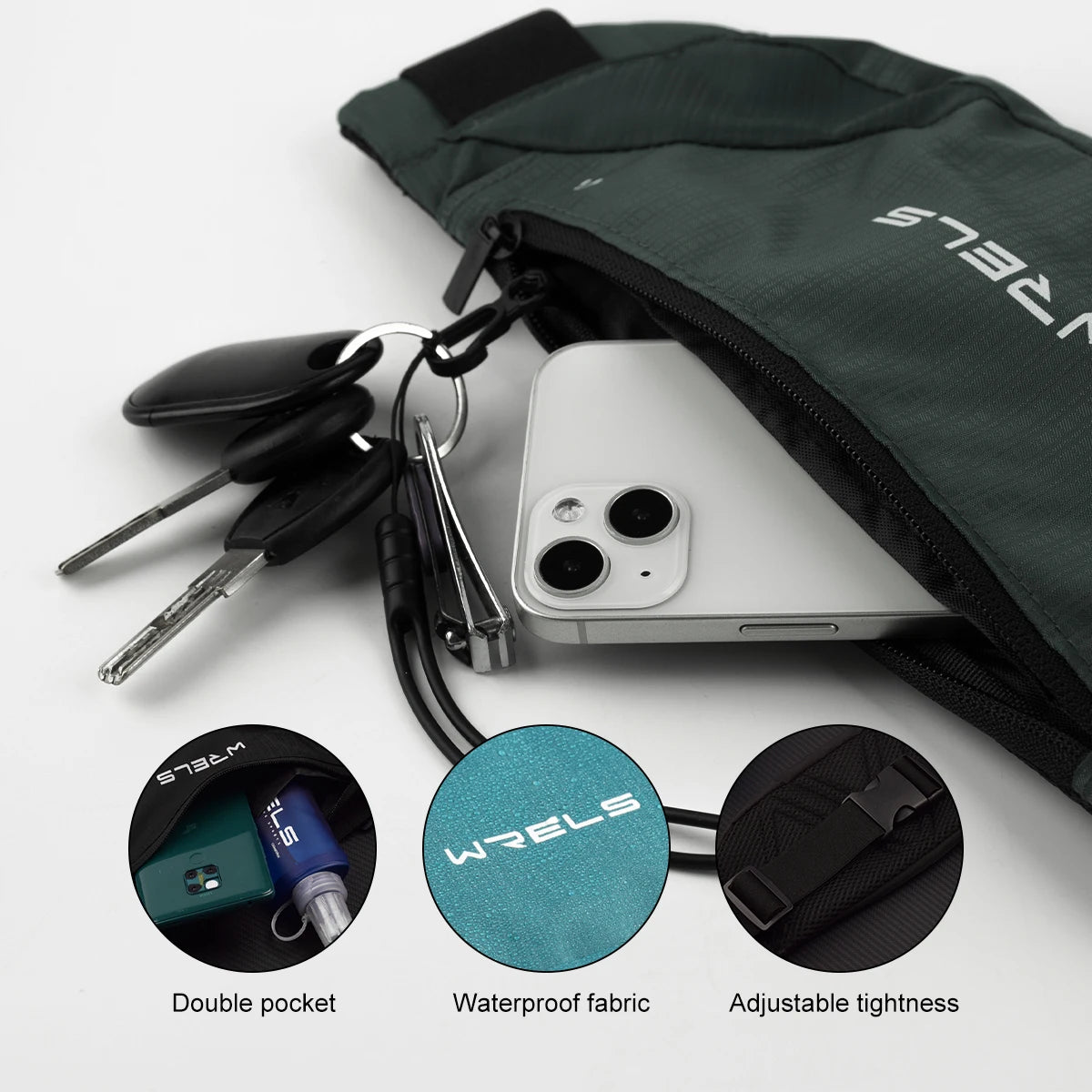 Running Waist Bag Waterproof Phone Pouch Outdoor Sports Fitness Holder